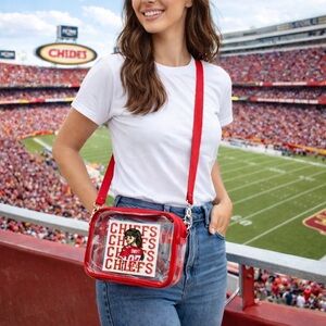 CLEAR STADIUM BAG ~ Size in photos #kcchiefs